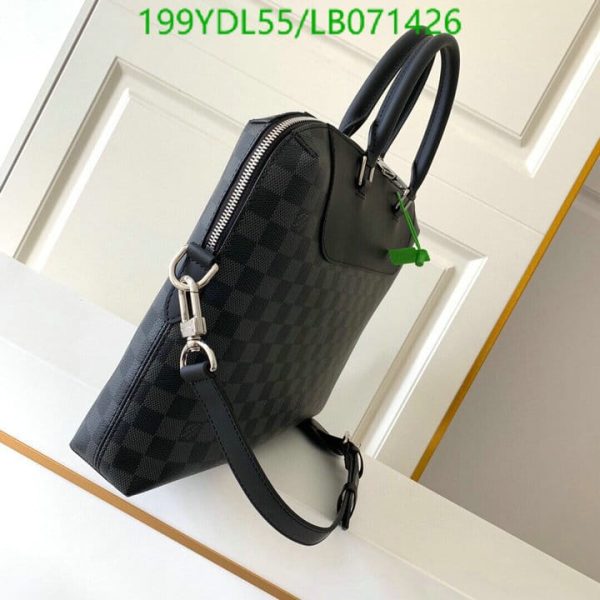 Louis Vuitton 1:1 Mirror Replica Damier Graphite Porte-Documents Jour NM Bag LB07142641234