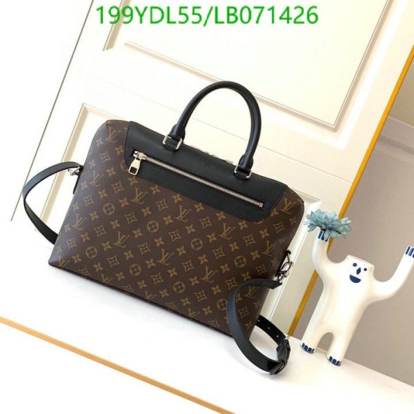 Louis Vuitton 1:1 Mirror Replica Damier Graphite Porte-Documents Jour NM Bag LB07142641234