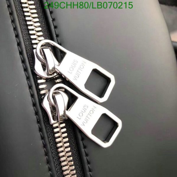 Louis Vuitton 1:1 Mirror Replica Damier Graphite Rope Josh Backpack LB07021512589