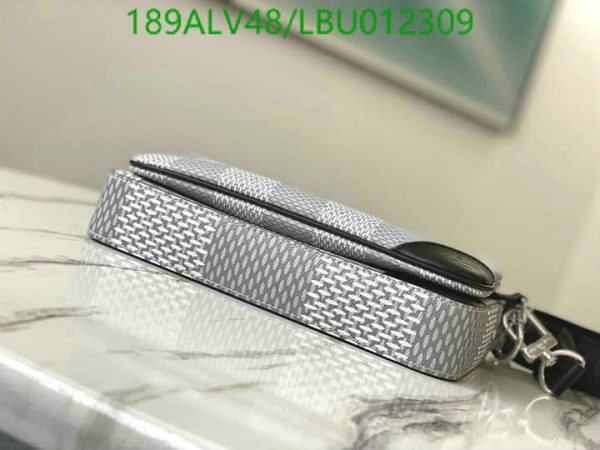 Louis Vuitton 1:1 Mirror Replica Damier Graphite Trio Messenger LBU0123098643