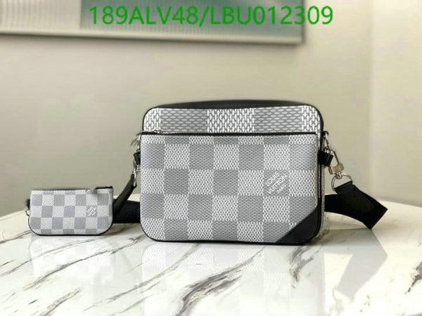 Louis Vuitton 1:1 Mirror Replica Damier Graphite Trio Messenger LBU0123098643