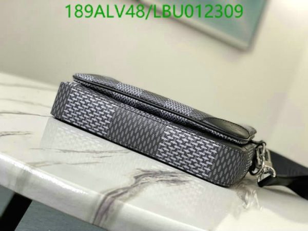 Louis Vuitton 1:1 Mirror Replica Damier Graphite Trio Messenger LBU0123098643