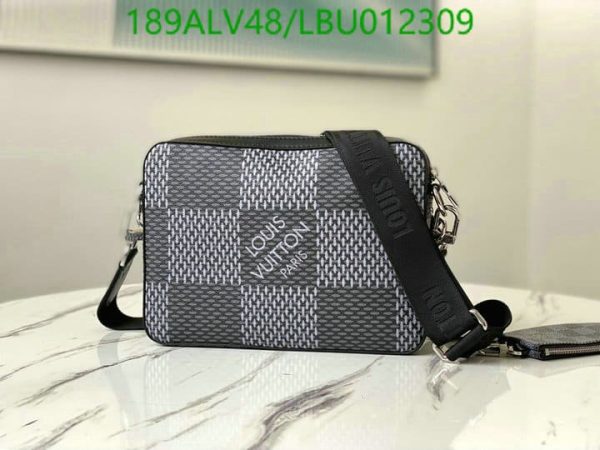 Louis Vuitton 1:1 Mirror Replica Damier Graphite Trio Messenger LBU0123098643