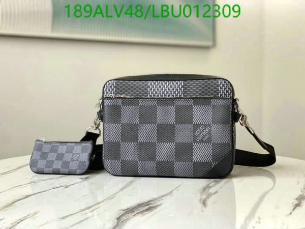 Louis Vuitton 1:1 Mirror Replica Damier Graphite Trio Messenger LBU0123098643