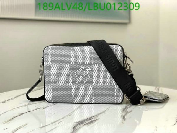 Louis Vuitton 1:1 Mirror Replica Damier Graphite Trio Messenger LBU0123098643