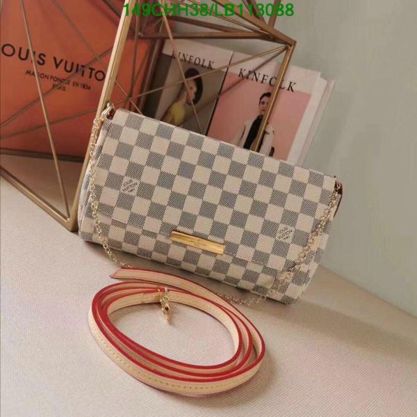 Louis Vuitton 1:1 Mirror Replica Damier MM Favorite Handbag LB11308812368