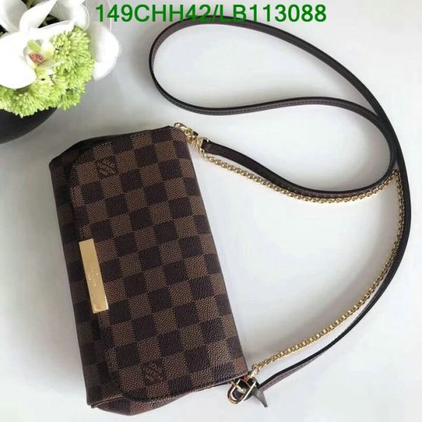 Louis Vuitton 1:1 Mirror Replica Damier MM Favorite Handbag LB11308812368