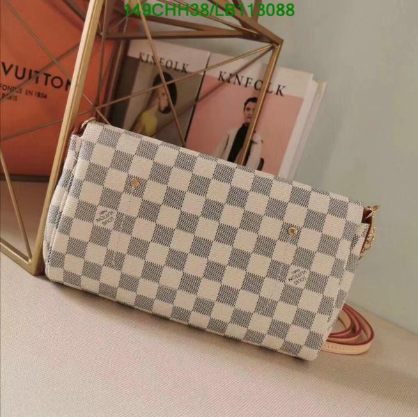 Louis Vuitton 1:1 Mirror Replica Damier MM Favorite Handbag LB11308812368