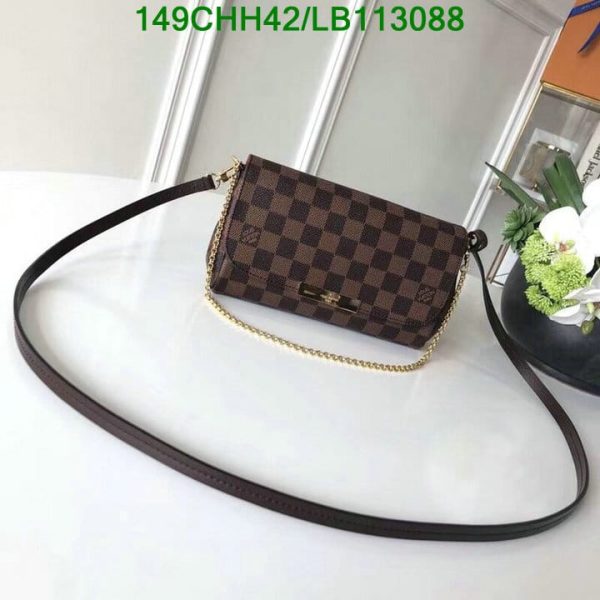 Louis Vuitton 1:1 Mirror Replica Damier MM Favorite Handbag LB11308812368