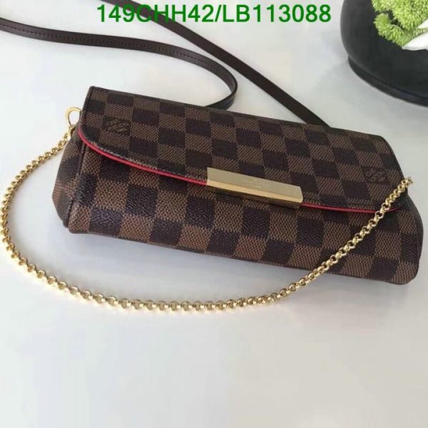 Louis Vuitton 1:1 Mirror Replica Damier MM Favorite Handbag LB11308812368