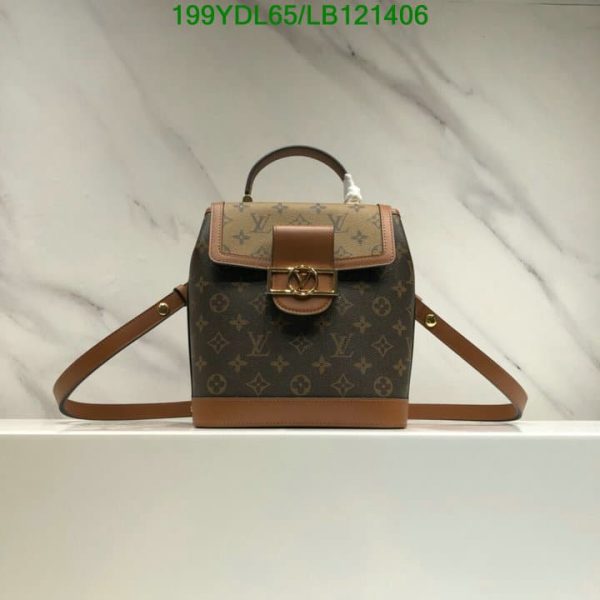 Louis Vuitton 1:1 Mirror Replica Dauphine Backpack LB12140612458