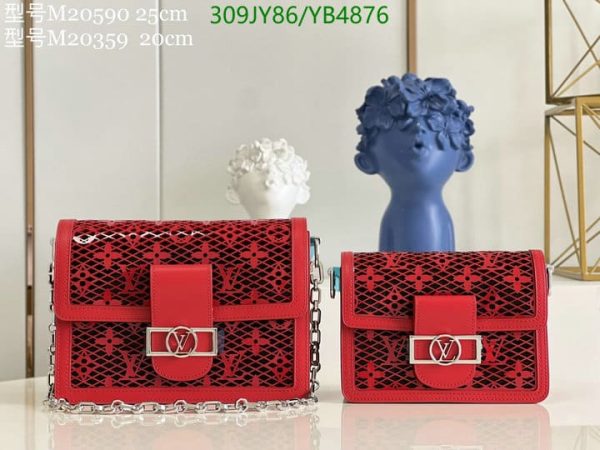 Louis Vuitton 1:1 Mirror Replica Dauphine Chain Wallet YB48761245896