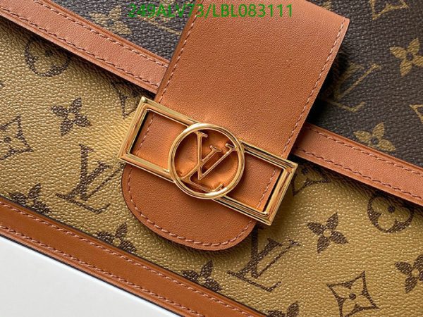 Louis Vuitton 1:1 Mirror Replica Dauphine Handmade Leather Handbag LBL0831112687