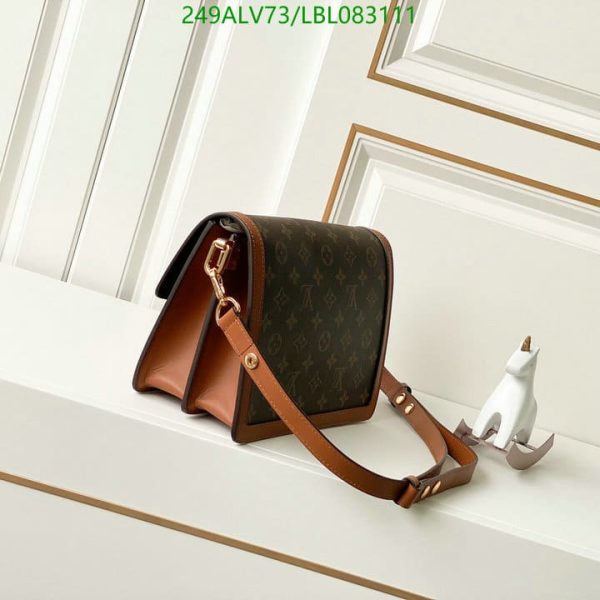 Louis Vuitton 1:1 Mirror Replica Dauphine Handmade Leather Handbag LBL0831112687