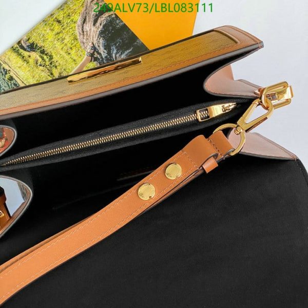 Louis Vuitton 1:1 Mirror Replica Dauphine Handmade Leather Handbag LBL0831112687