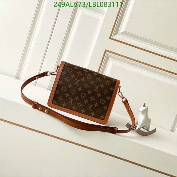 Louis Vuitton 1:1 Mirror Replica Dauphine Handmade Leather Handbag LBL0831112687