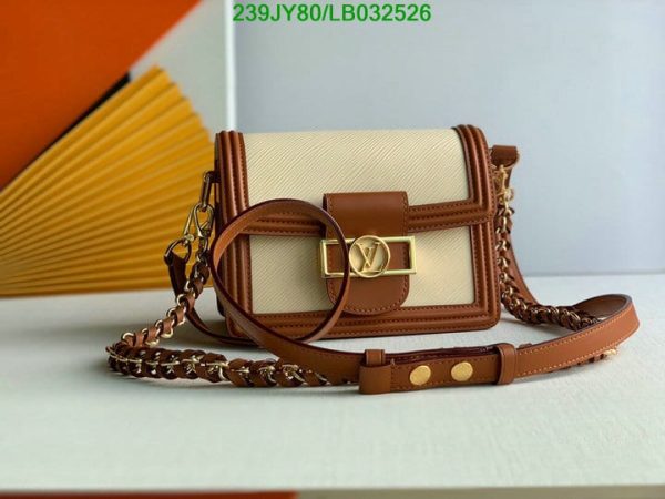 Louis Vuitton 1:1 Mirror Replica  Dauphine MM Bag LB03252623659