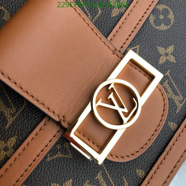 Louis Vuitton 1:1 Mirror Replica Dauphine MM Flap Crossbody Chain Bag LB11286112694