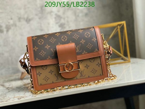 Louis Vuitton 1:1 Mirror Replica Dauphine Shoulder Bag LB22381254963