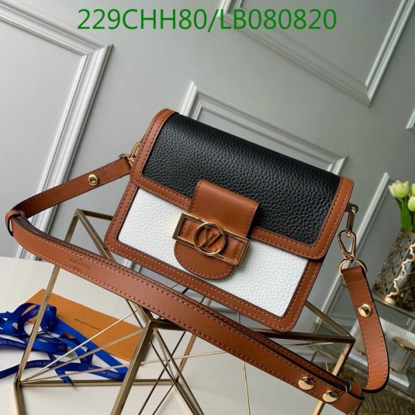 Louis Vuitton 1:1 Mirror Replica Dauphine Taurillon Leather Bumbag  LB08082076453