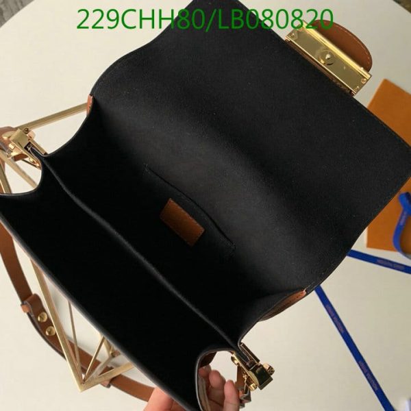 Louis Vuitton 1:1 Mirror Replica Dauphine Taurillon Leather Bumbag  LB08082076453