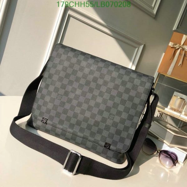 Louis Vuitton 1:1 Mirror Replica District GM Damier Graphite LB07020888674