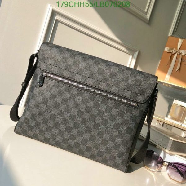 Louis Vuitton 1:1 Mirror Replica District GM Damier Graphite LB07020888674