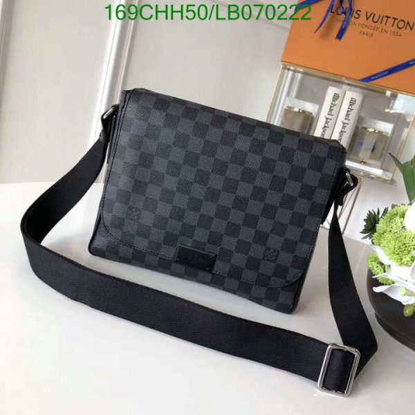 Louis Vuitton 1:1 Mirror Replica District Macassar Monogram Canvas Bag LB07022271652