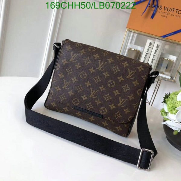 Louis Vuitton 1:1 Mirror Replica District Macassar Monogram Canvas Bag LB07022271652