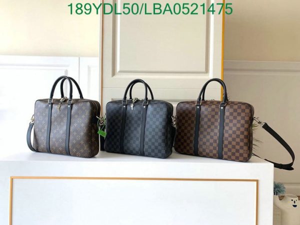 Louis Vuitton 1:1 Mirror Replica Document Voyage Bag LBA0521475125