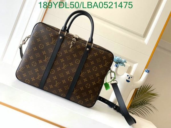 Louis Vuitton 1:1 Mirror Replica Document Voyage Bag LBA0521475125