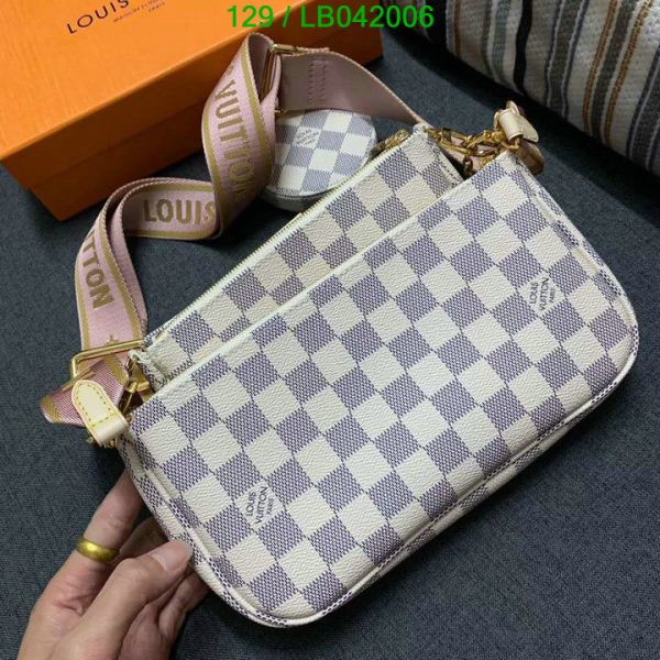 Louis Vuitton 1:1 Mirror Replica Double ZiP Pochette Bag LB04200612367