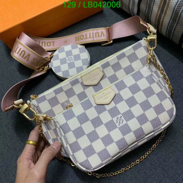 Louis Vuitton 1:1 Mirror Replica Double ZiP Pochette Bag LB04200612367