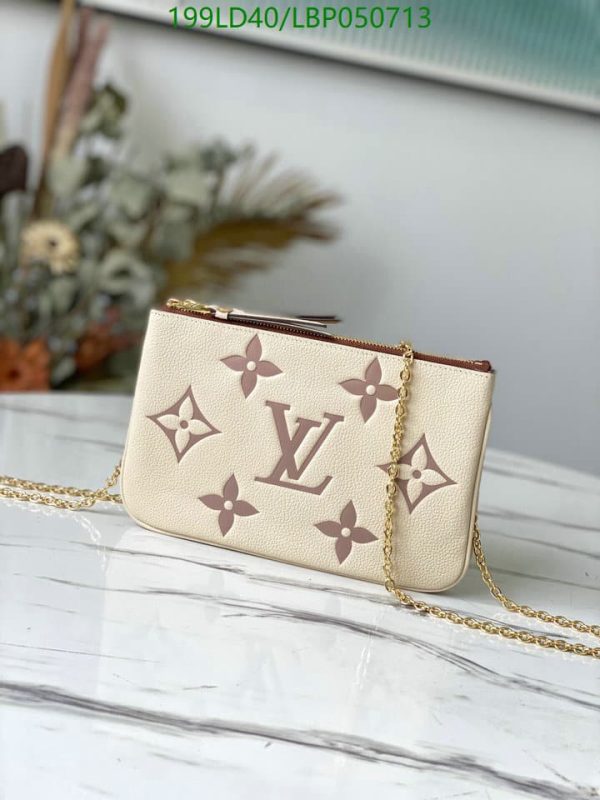 Louis Vuitton 1:1 Mirror Replica Double Zip Pochette Bag LBP0507139764