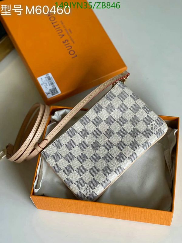 Louis Vuitton 1:1 Mirror Replica Double zip Pochette Azur ZB84657621378