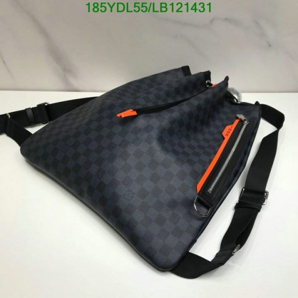 Louis Vuitton 1:1 Mirror Replica Drawstring Backpack Damier Colbat Race LB12143198765