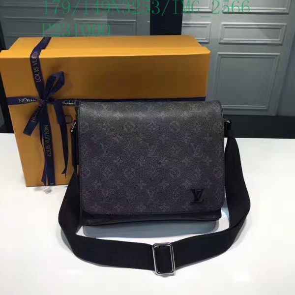 Louis Vuitton 1:1 Mirror Replica  Eclipse District PM Black LB11300411412