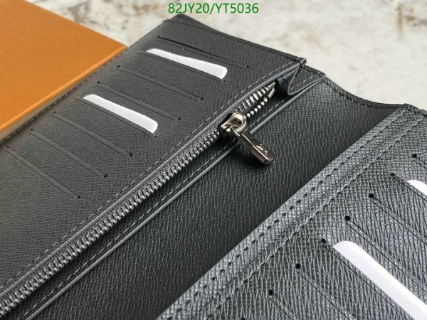 Louis Vuitton 1:1 Mirror Replica Eclipse Logo Long Wallet YT50365614893