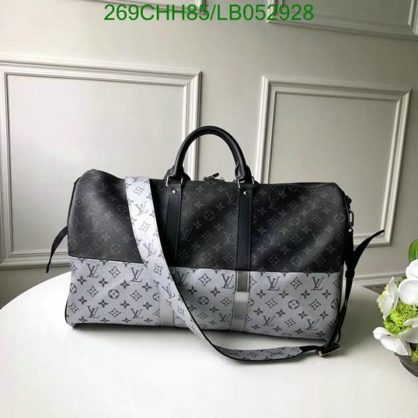 Louis Vuitton 1:1 Mirror Replica  Eclipse Split Keepall Bandouliere Bag LB05292812458