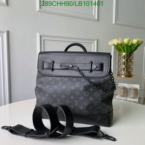 Louis Vuitton 1:1 Mirror Replica Eclipse Steamer Bagpack LB10140114258