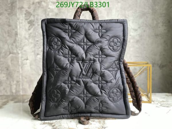 Louis Vuitton 1:1 Mirror Replica Econyl Giant Monogram Pillow Backpack LB33011245896