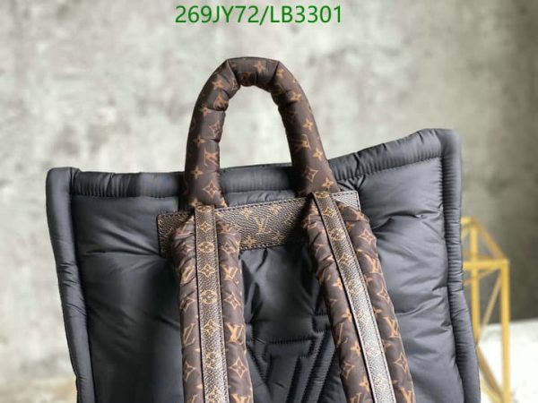 Louis Vuitton 1:1 Mirror Replica Econyl Giant Monogram Pillow Backpack LB33011245896