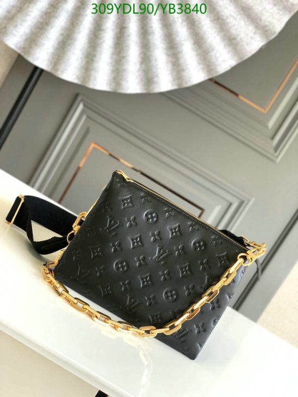 Louis Vuitton 1:1 Mirror Replica Embossed Lambskin Pm Cross Body Bag YB38401245896