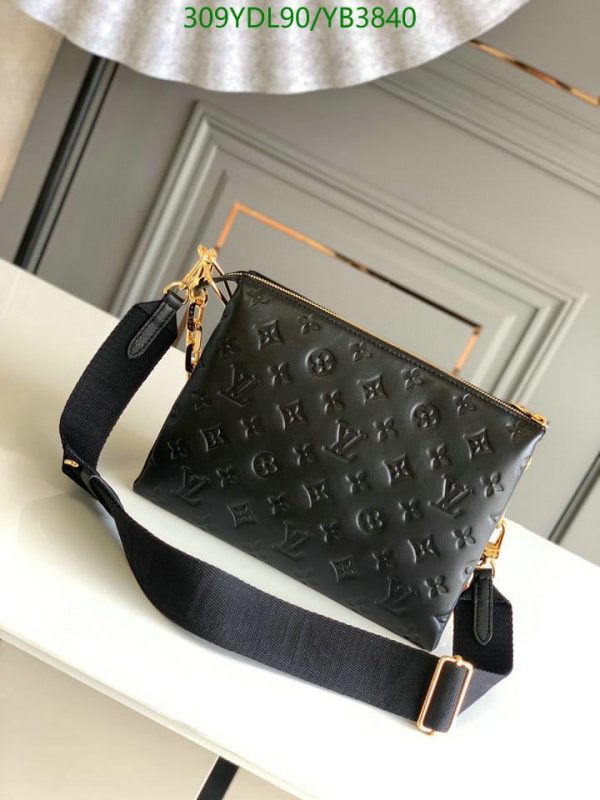 Louis Vuitton 1:1 Mirror Replica Embossed Lambskin Pm Cross Body Bag YB38401245896