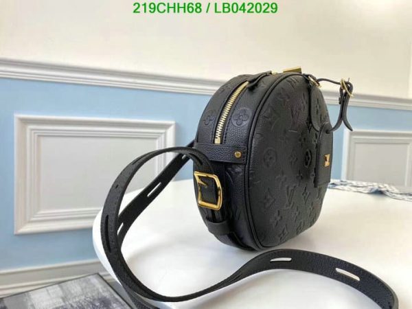 Louis Vuitton 1:1 Mirror Replica Empreinte Sorbonne Backpack Noir LB04202984356