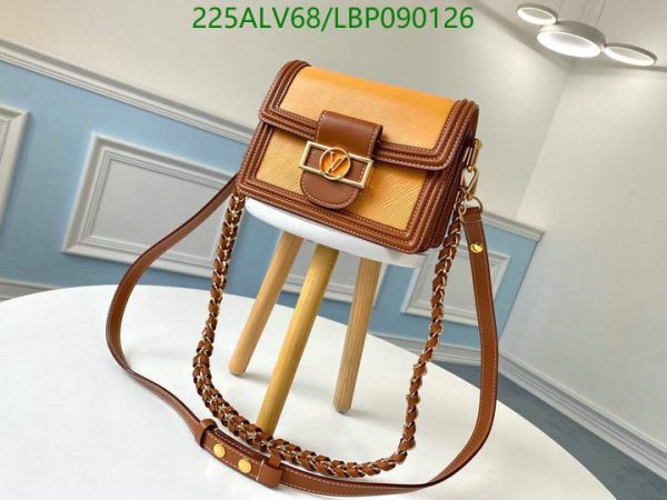 Louis Vuitton 1:1 Mirror Replica Epi Dauphine Mini Shoulder Bag LBP0901262365