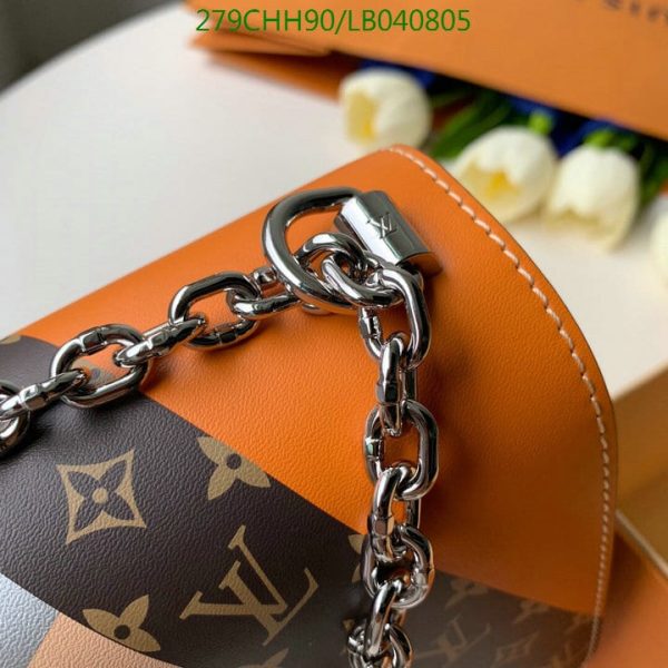 Louis Vuitton 1:1 Mirror Replica Epi Monogram Twist Chain Wallet LB04080531256