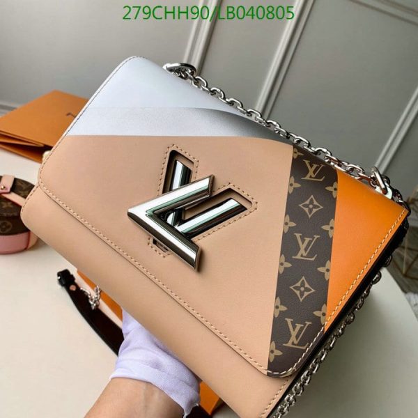 Louis Vuitton 1:1 Mirror Replica Epi Monogram Twist Chain Wallet LB04080531256