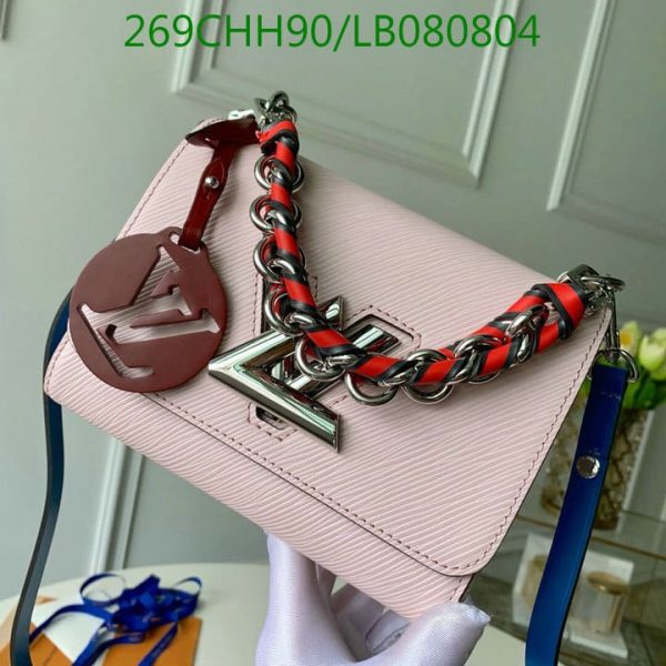 Louis Vuitton 1:1 Mirror Replica Epi Twist Braided Shoulder Bag  LB08080441356