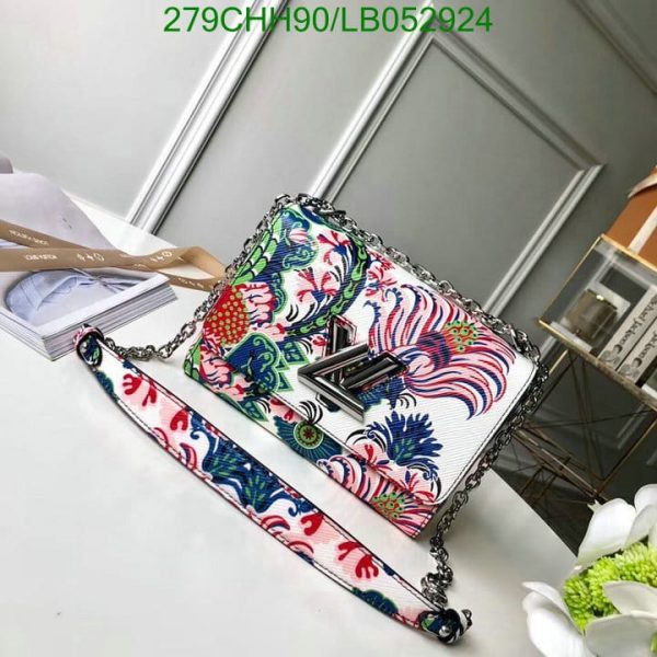 Louis Vuitton 1:1 Mirror Replica Epi Twist Floral Shoulder Bag LB05292412369